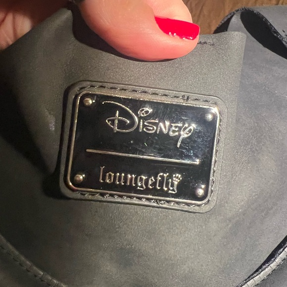 Disney Loungefly Hobo Bag, Black with Mickey Mouse input on side - Picture 4 of 7